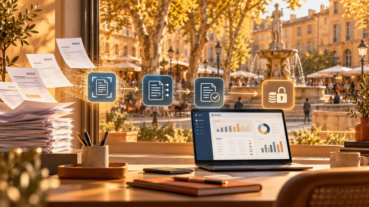 Automatisation des factures à Aix-en-Provence : du document reçu au paiement contrôlé