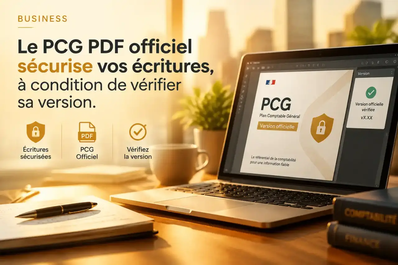 Le PCG PDF officiel sécurise vos écritures, à condition de vérifier sa version