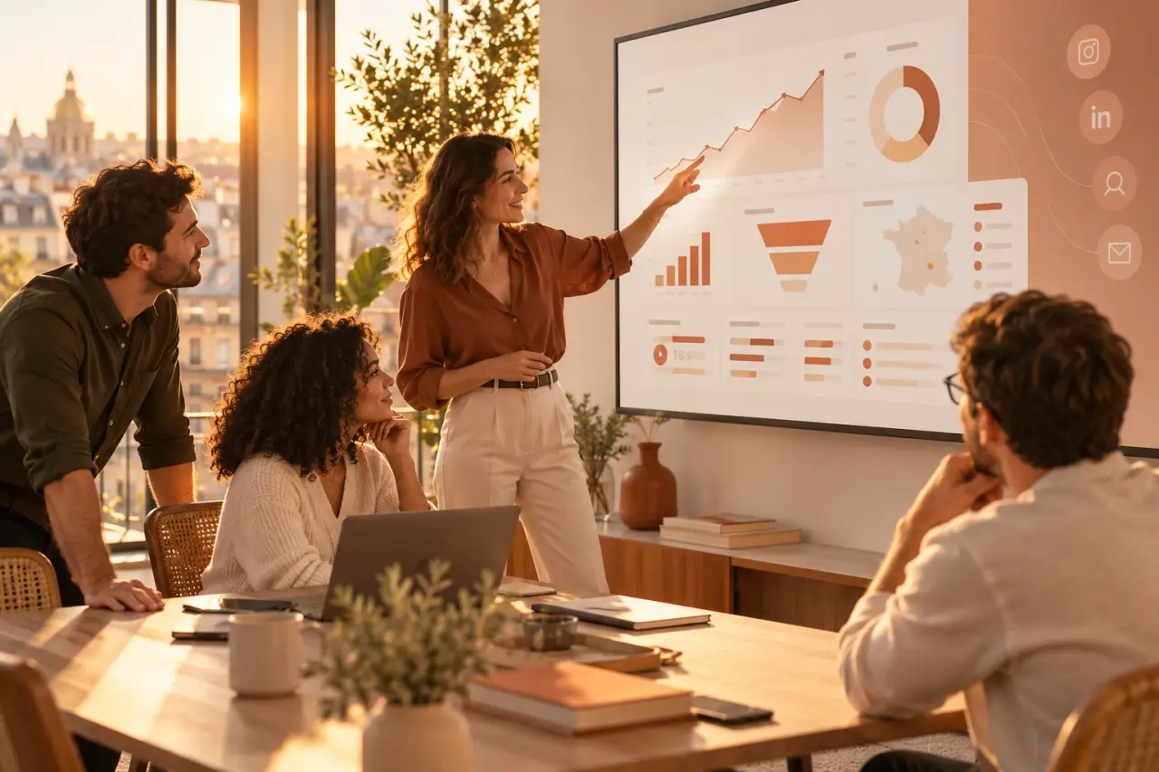 Une agence digitale PME doit piloter les résultats, pas seulement les canaux
